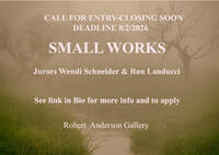 SMALL WORKS Call for entries closing soon