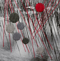Myrtie Cope-Retro Reeds, photography with hand embroidery