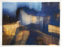 Charlotte Schmid-Maybach-Lighthouse Alley, sewn archival pigment print on kozo with printed silk